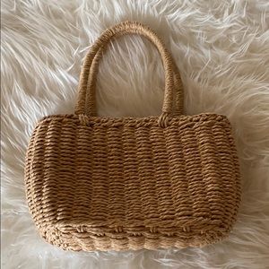 Straw bag